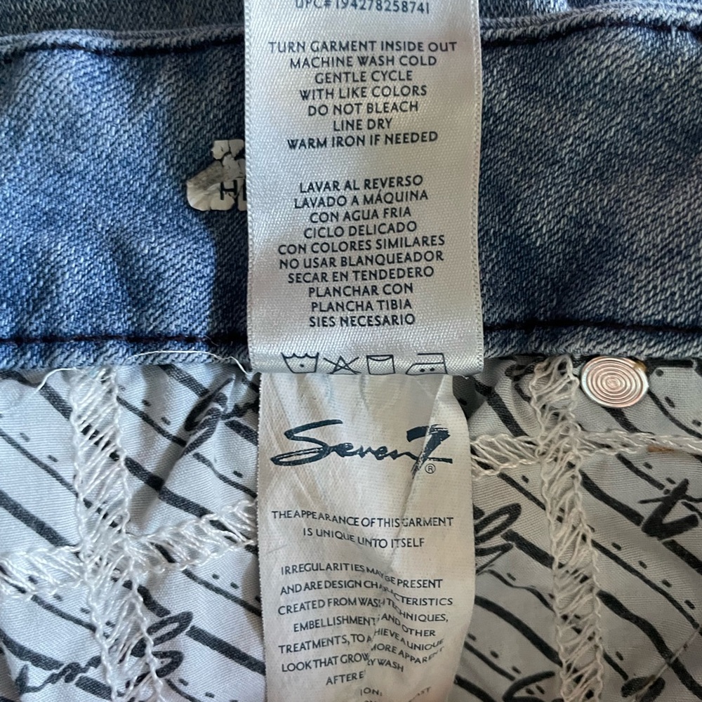Seven7 Jeans, Size 16, Distressed - Picture 9 of 9